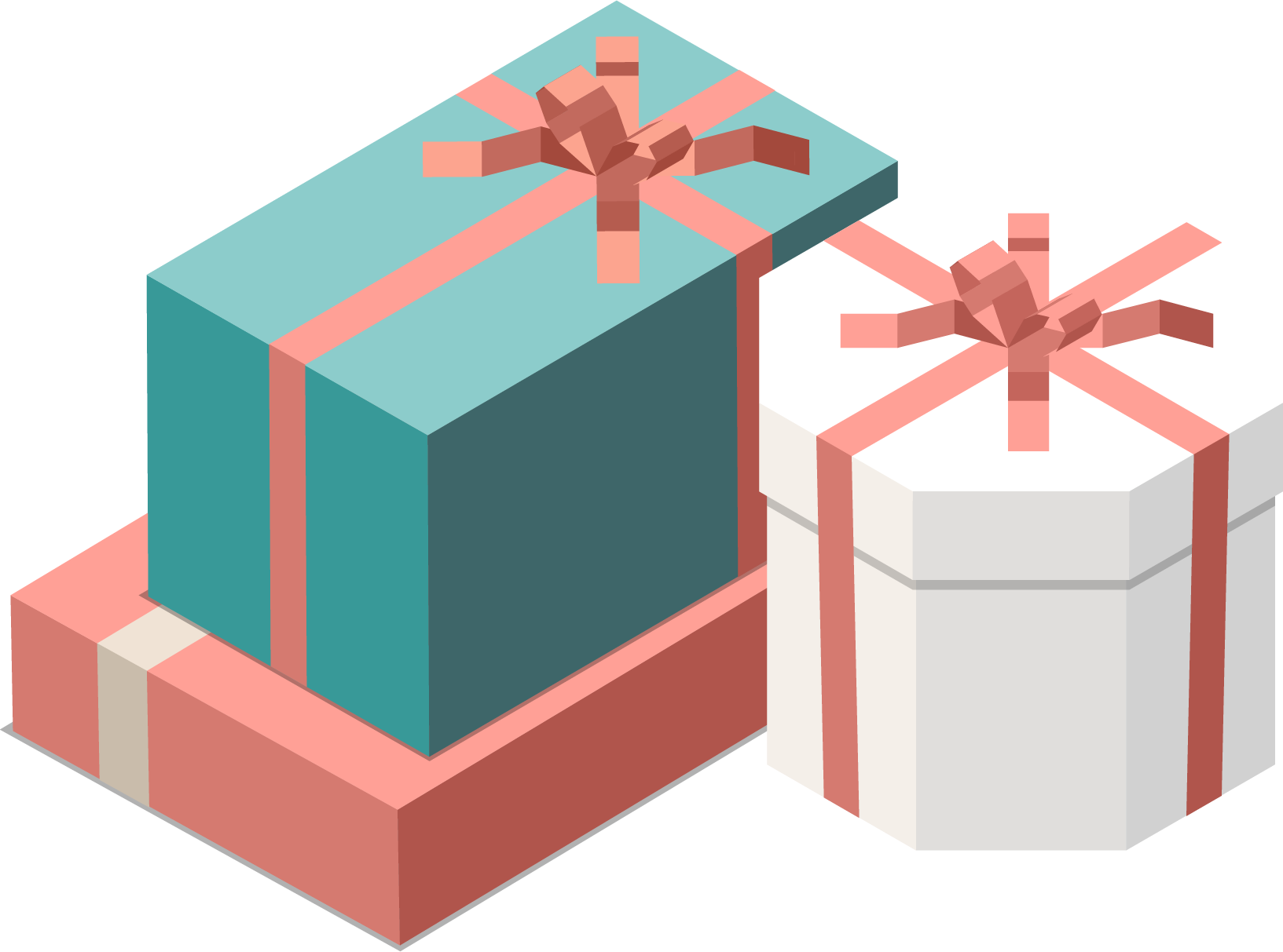Un merveilleux cadeau Trois cadeaux